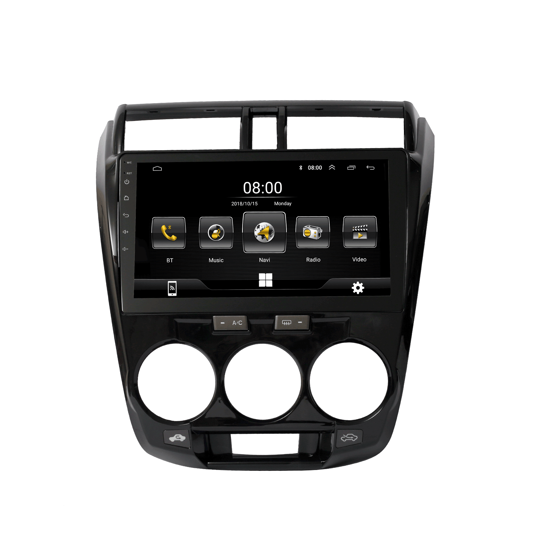 Honda City 2009 to 2019 Android Player IPS Display Multimedia System