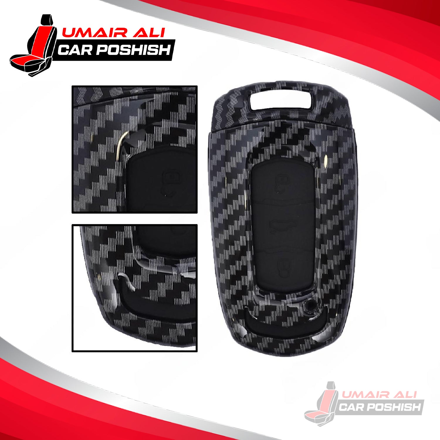 Proton Saga Carbon Fiber Key Cover