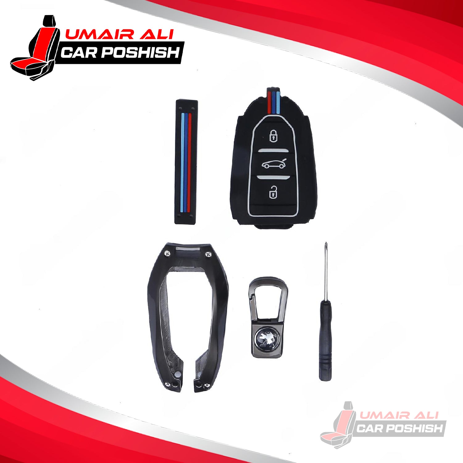 Peugeot 2008 Metal Shell Key Cover