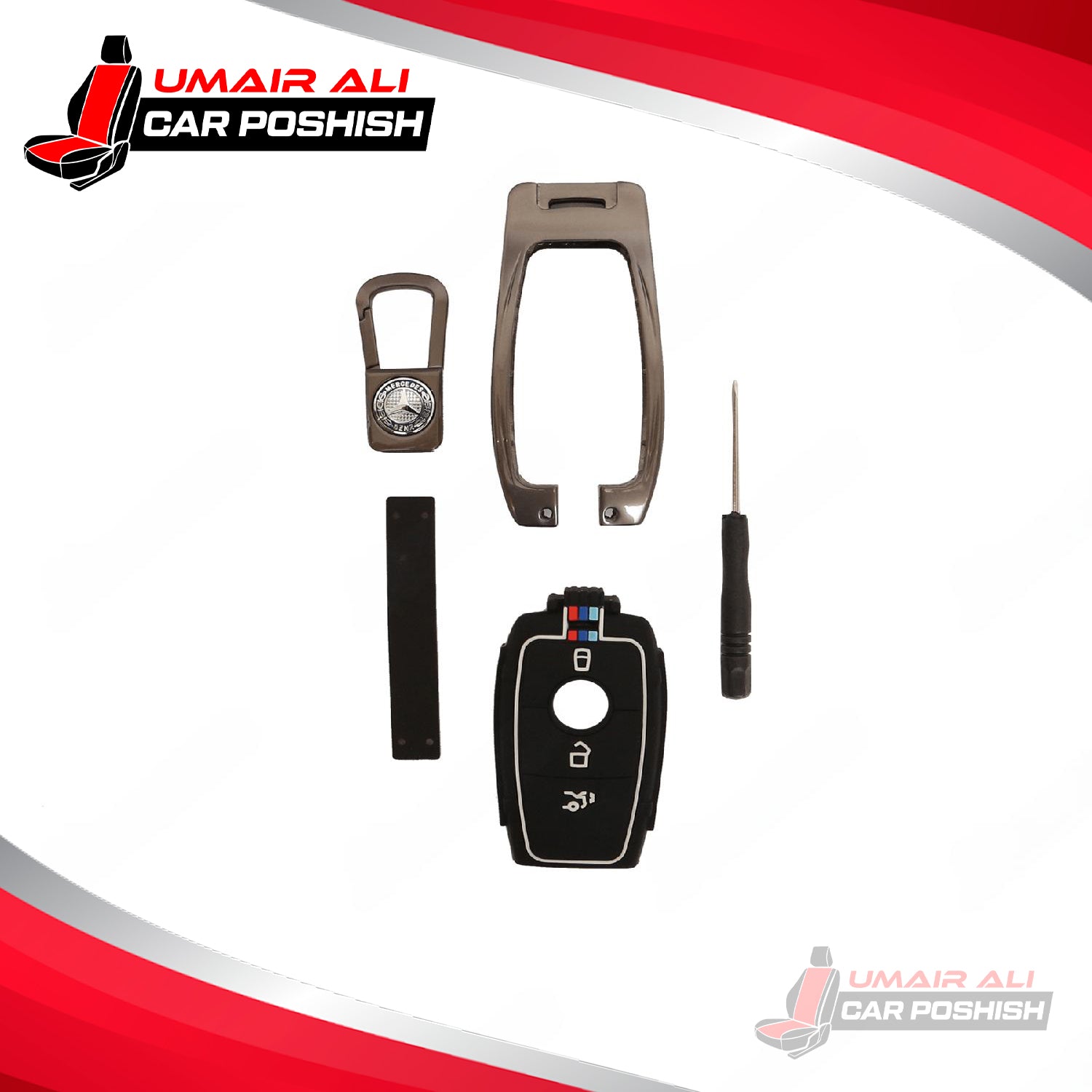 Mercedes Benz  C Class W205 Metal Shell Key Cover