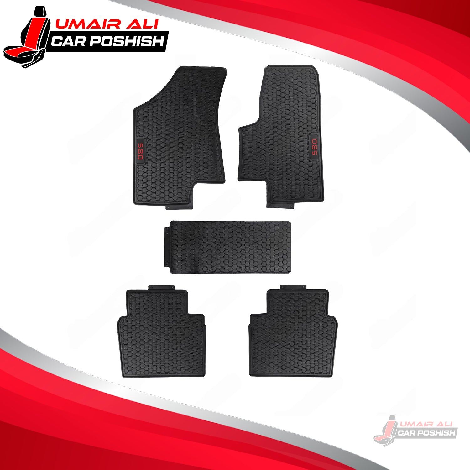DFSK Glory 580 FLOOR RUBBER Mat Black / LATEX ANTI SLIP SILICONE (2020-2022)