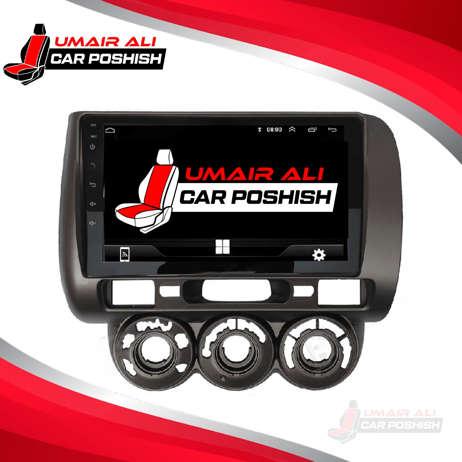 Honda City 2004 to 2008 Android Panel HD Player IPS Display Multimedia System