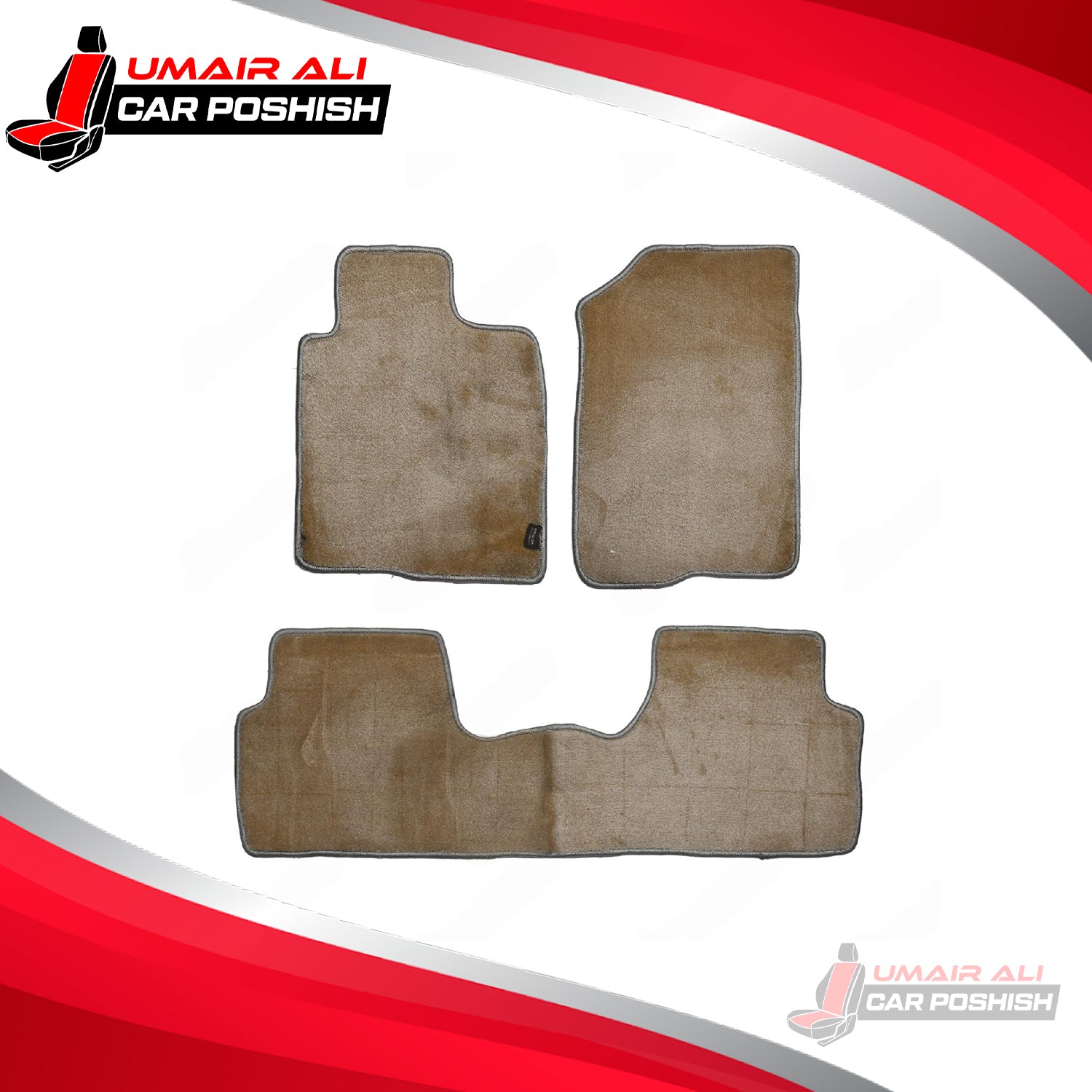 Honda Civic 2016-2021 Carpet Floor Mats Beige