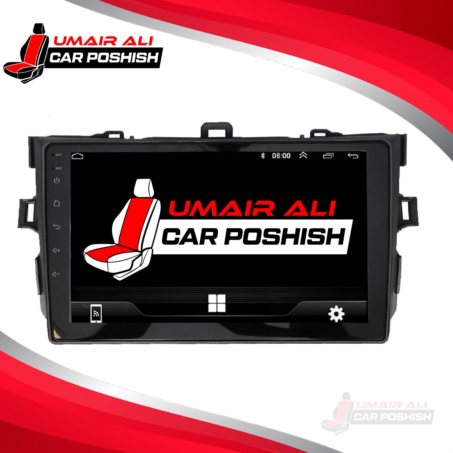 Toyota Corolla 2009 to 2014 – Android Player Latest IPS Display Multimedia System