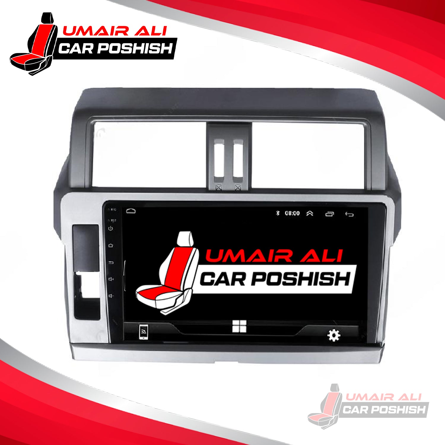 Toyota Prado LCD multimedia IPS Display System Android - Model 2013-2016