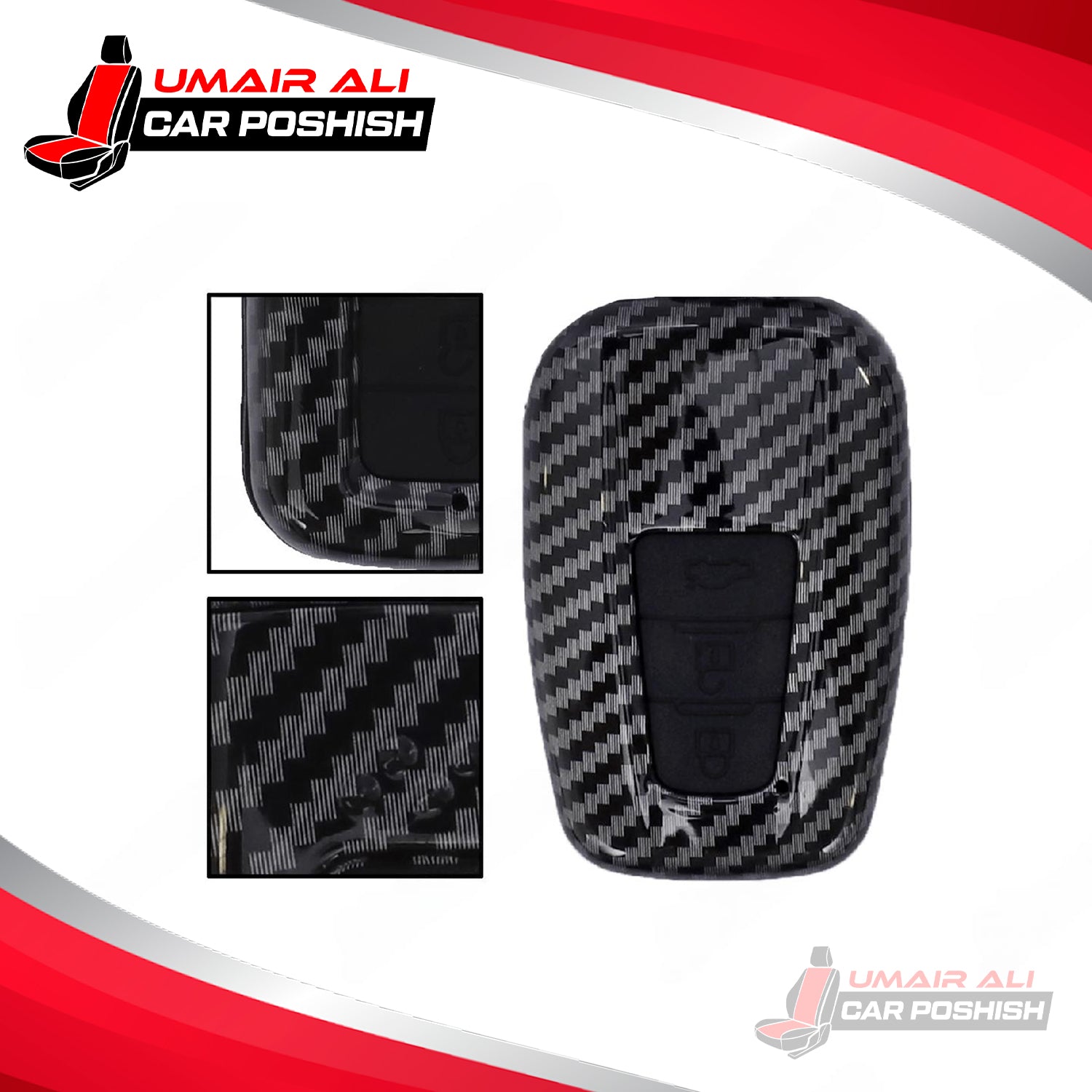 Toyota Fortuner Carbon Fiber Key Cover
