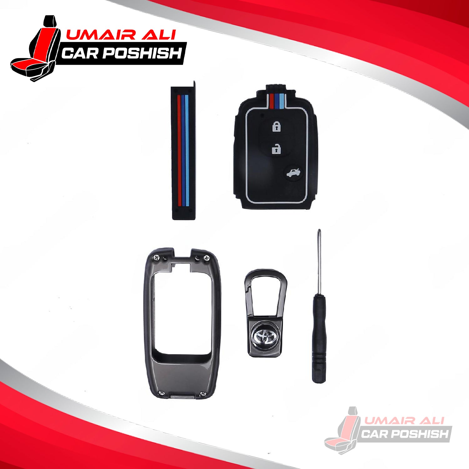 Toyota Land Cruiser 2011-2014 Metal Shell Key Cover
