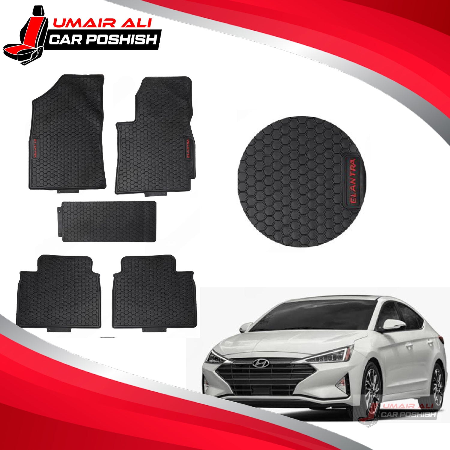 Hyundai Elantra PVC Premium Rubber Mat