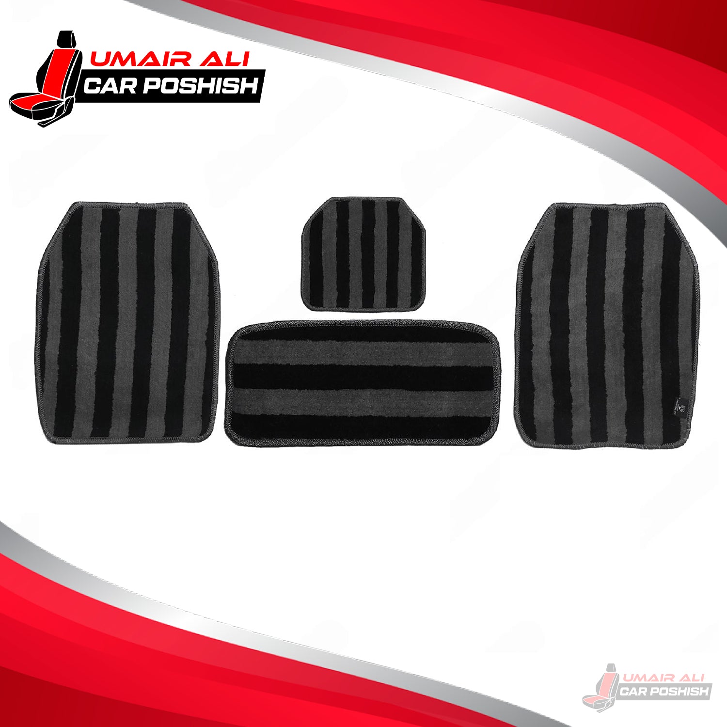 Universal Carpet Floor Mats Two Tone
