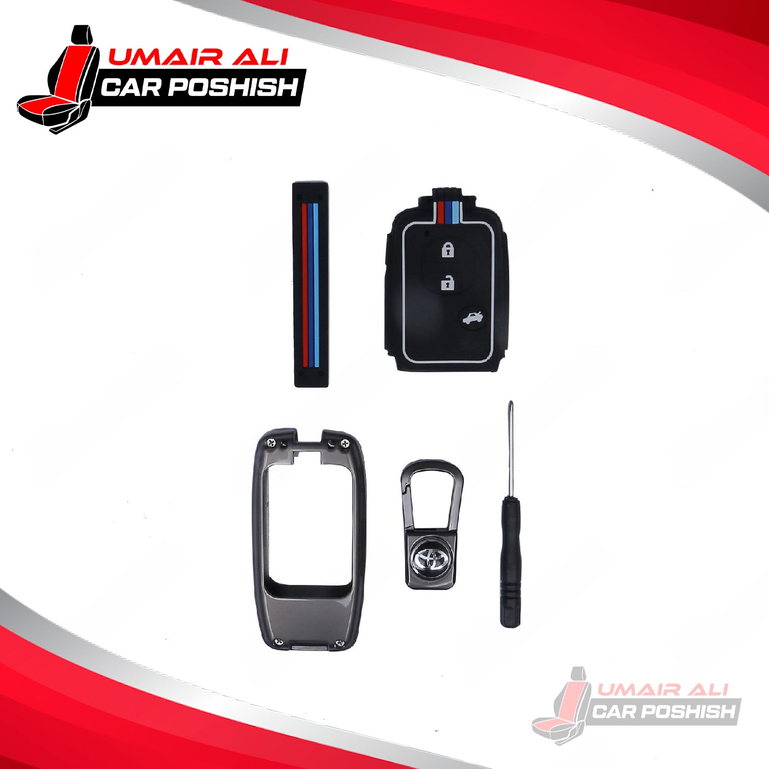 Toyota Prado 2012-2015 Metal Shell Key Cover