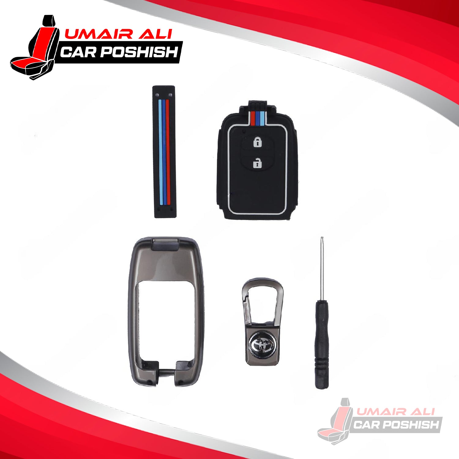 Toyota Aqua 2012-2017 Metal Shell Key Cover