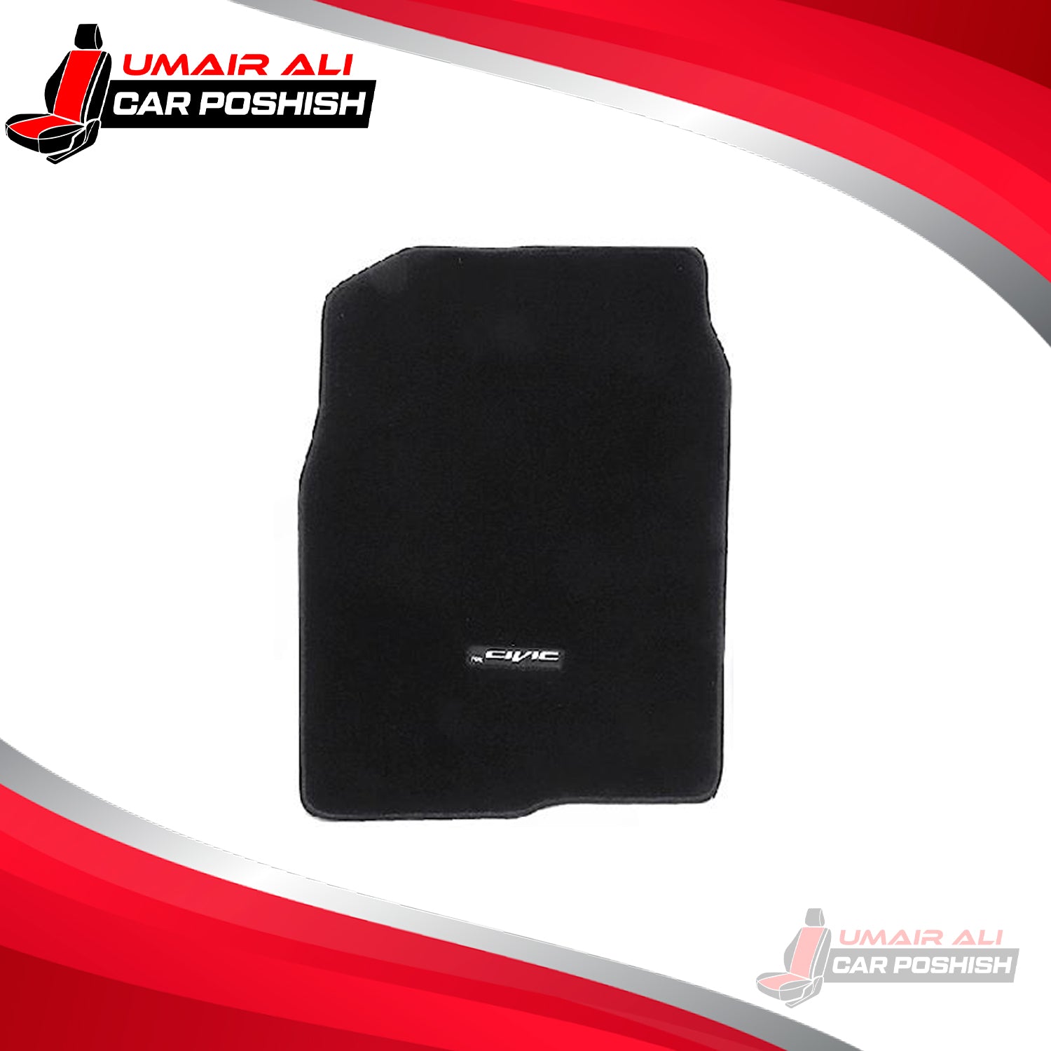 Honda Civic 2016-2021 Carpet Floor Mats Black (Twist fiber )
