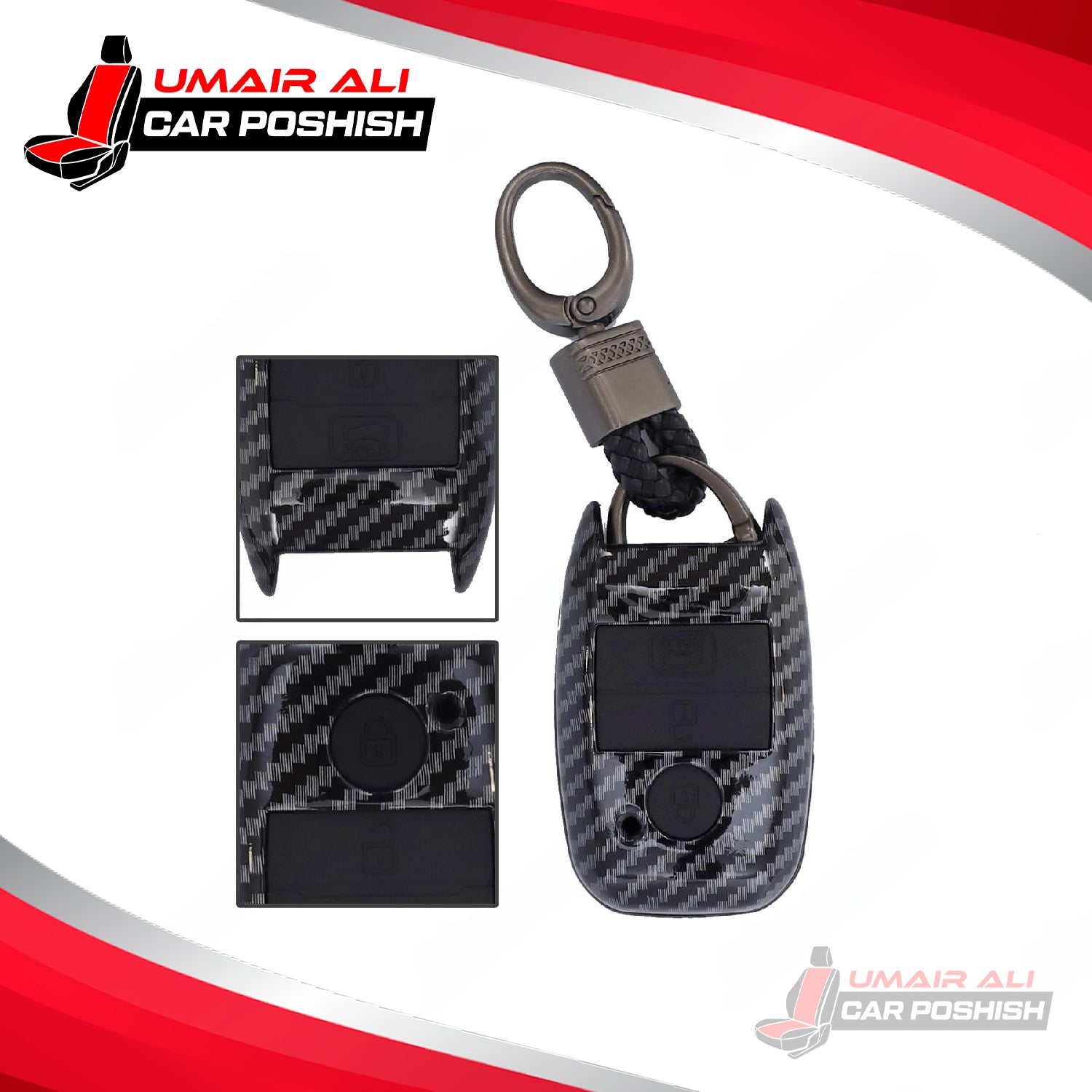 Kia Sportage Carbon Fiber Key Cover
