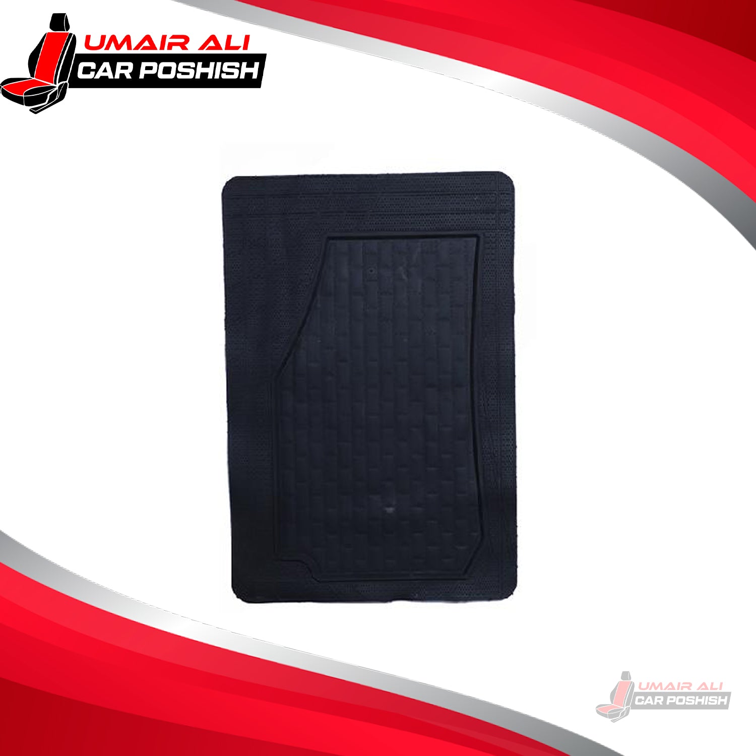 Universal Rubber Floor Mats Black