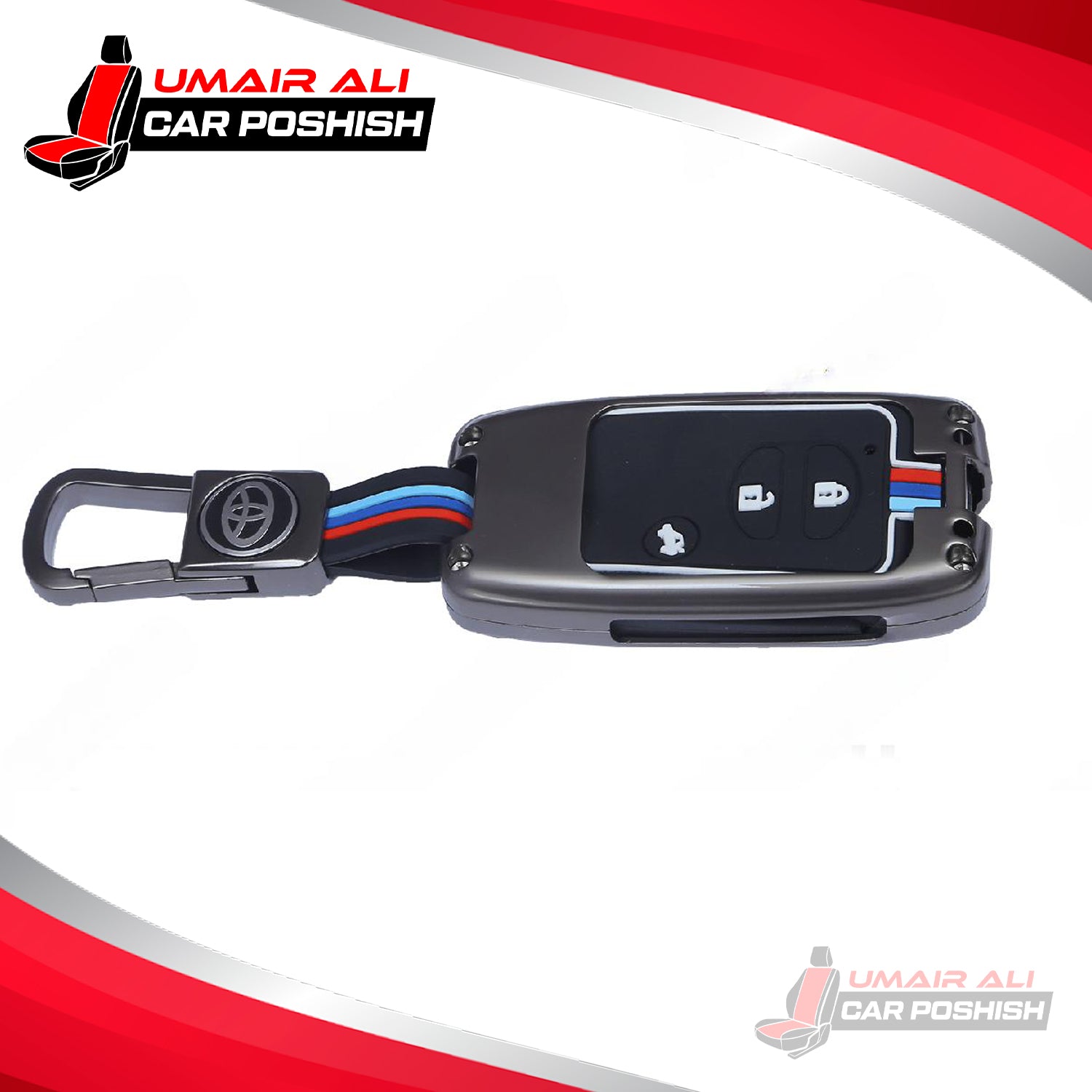 Toyota Land Cruiser 2011-2014 Metal Shell Key Cover