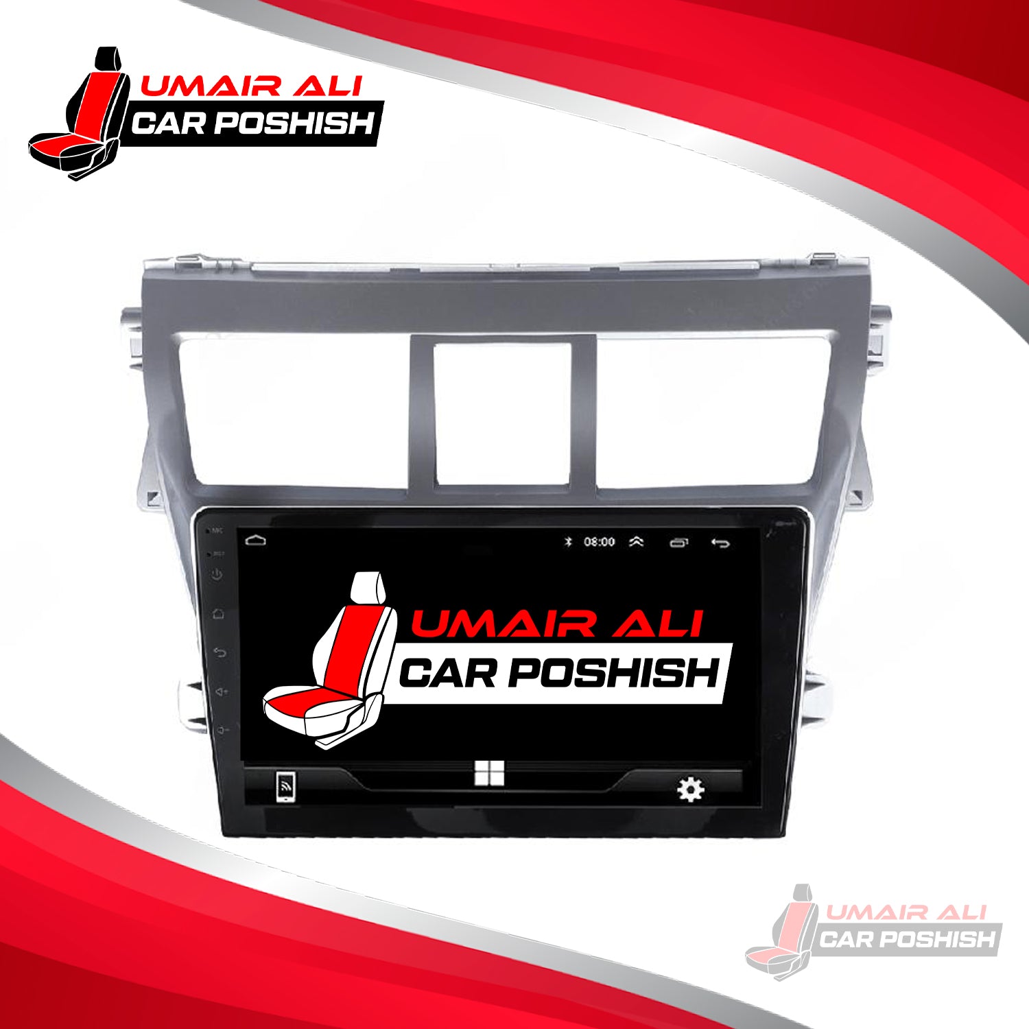 Toyota Belta Android LCD IPS Multimedia Panel 9 Inch - Model 2005 - 2012