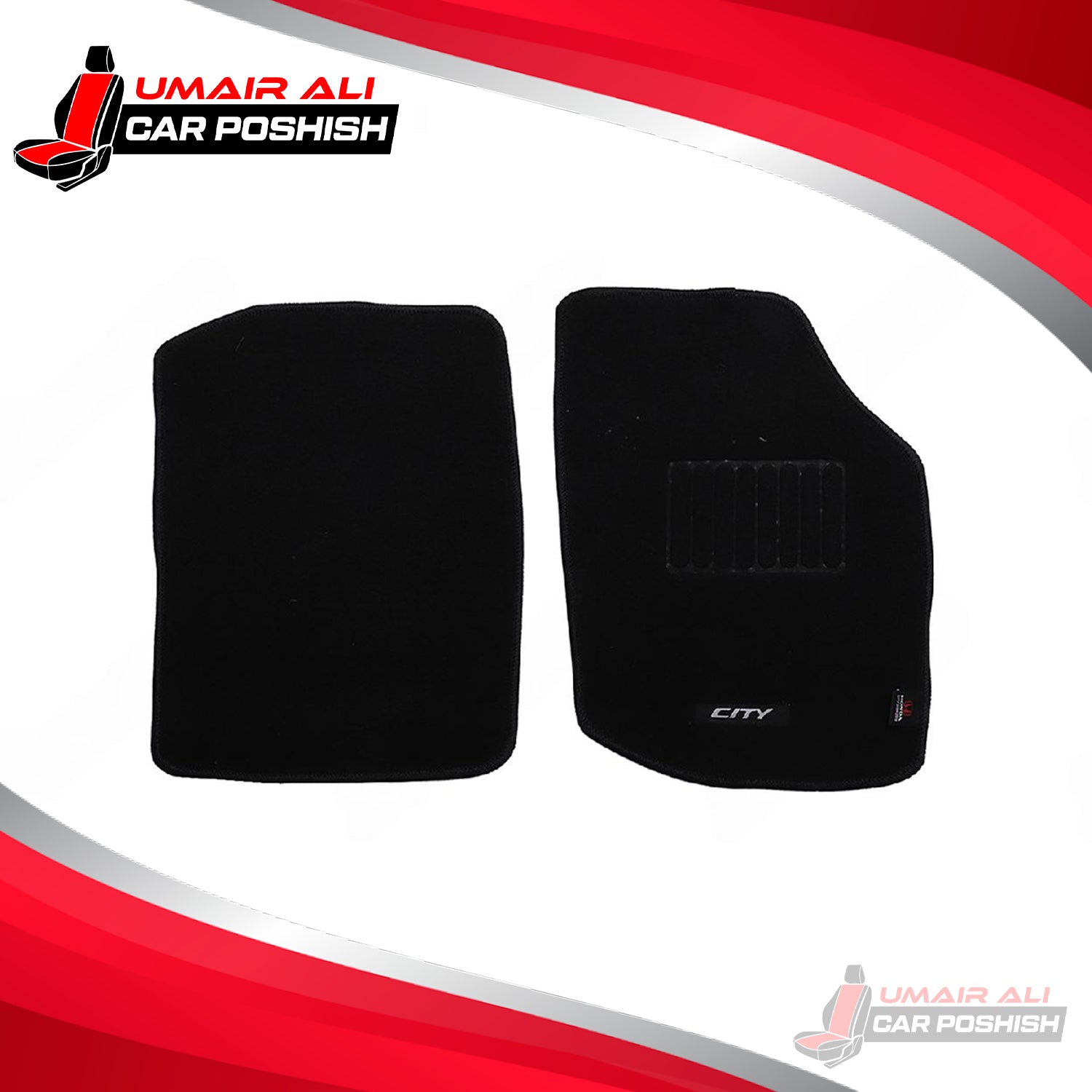 Honda City 2009-2020 Carpet Floor Mats Black