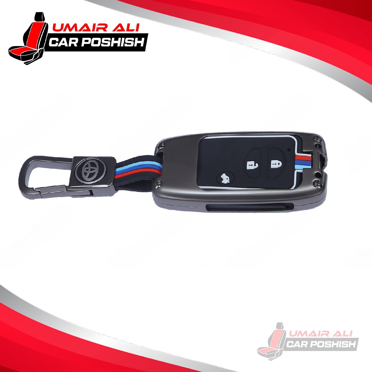 Toyota Prado 2012-2015 Metal Shell Key Cover