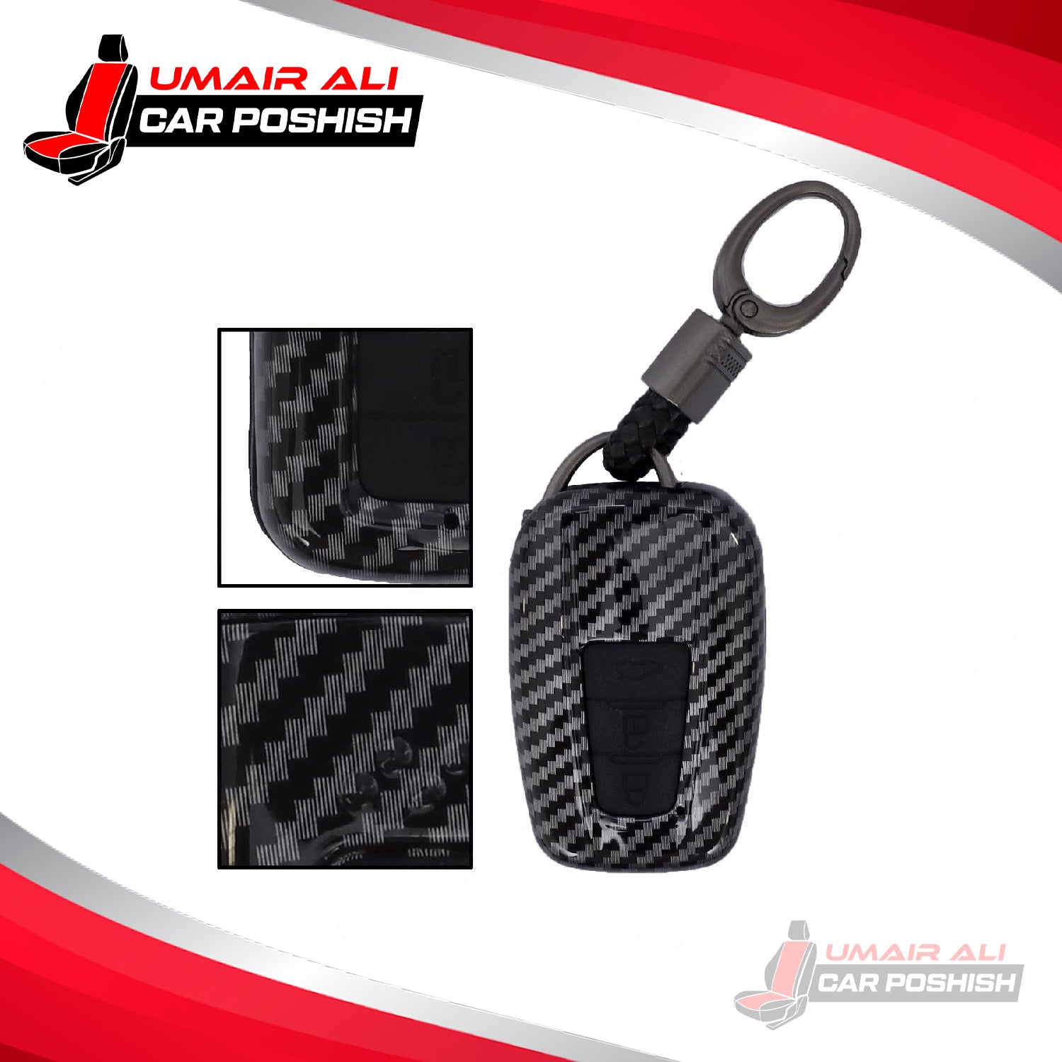 Toyoyta Hilux Revo Carbon Fiber Key Cover
