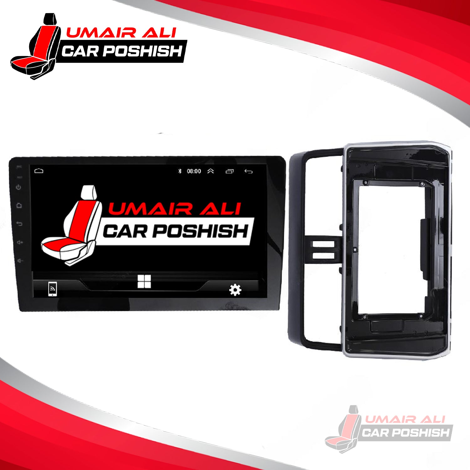 Toyota Prado 2017- 2021 Android Panel HD Player Display Multimedia System