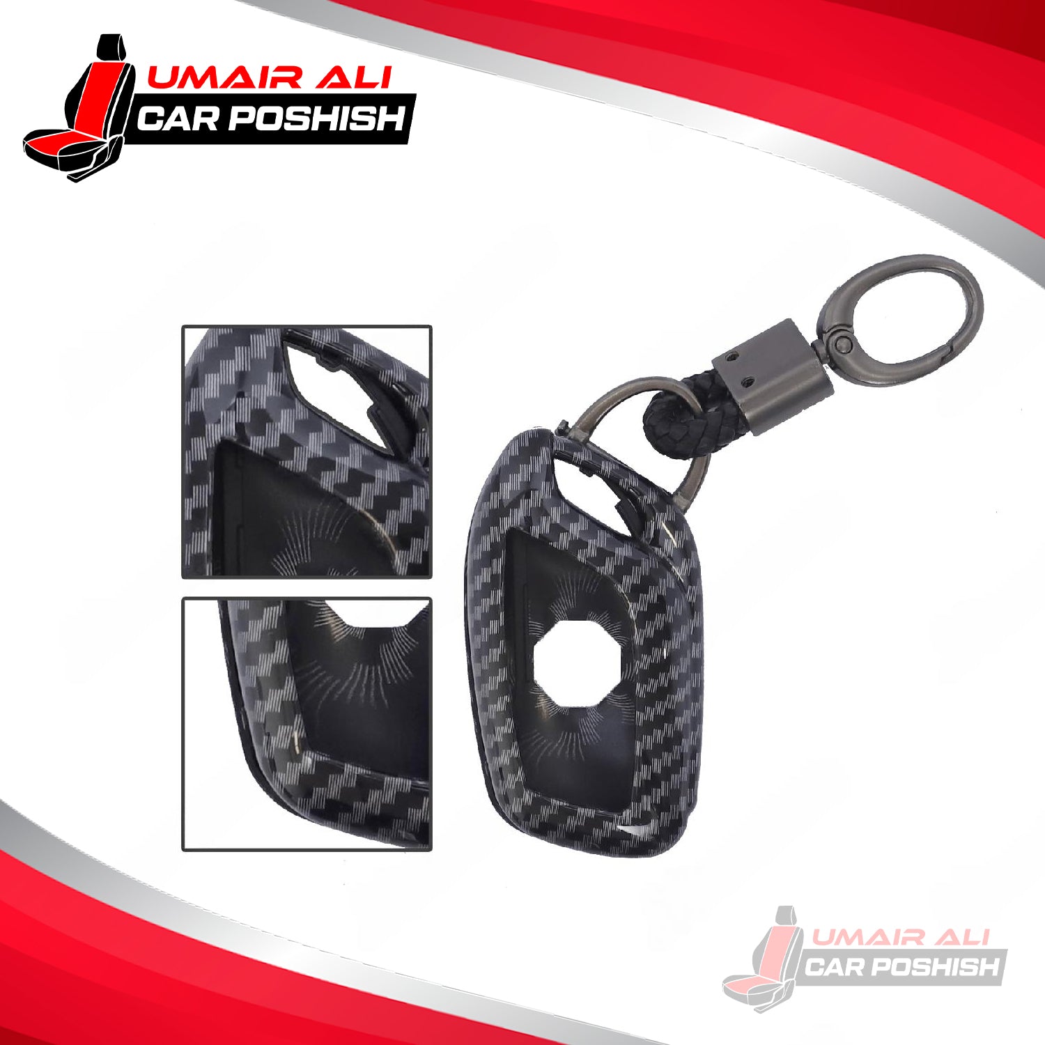 MG HS Carbon Fiber Key Cover