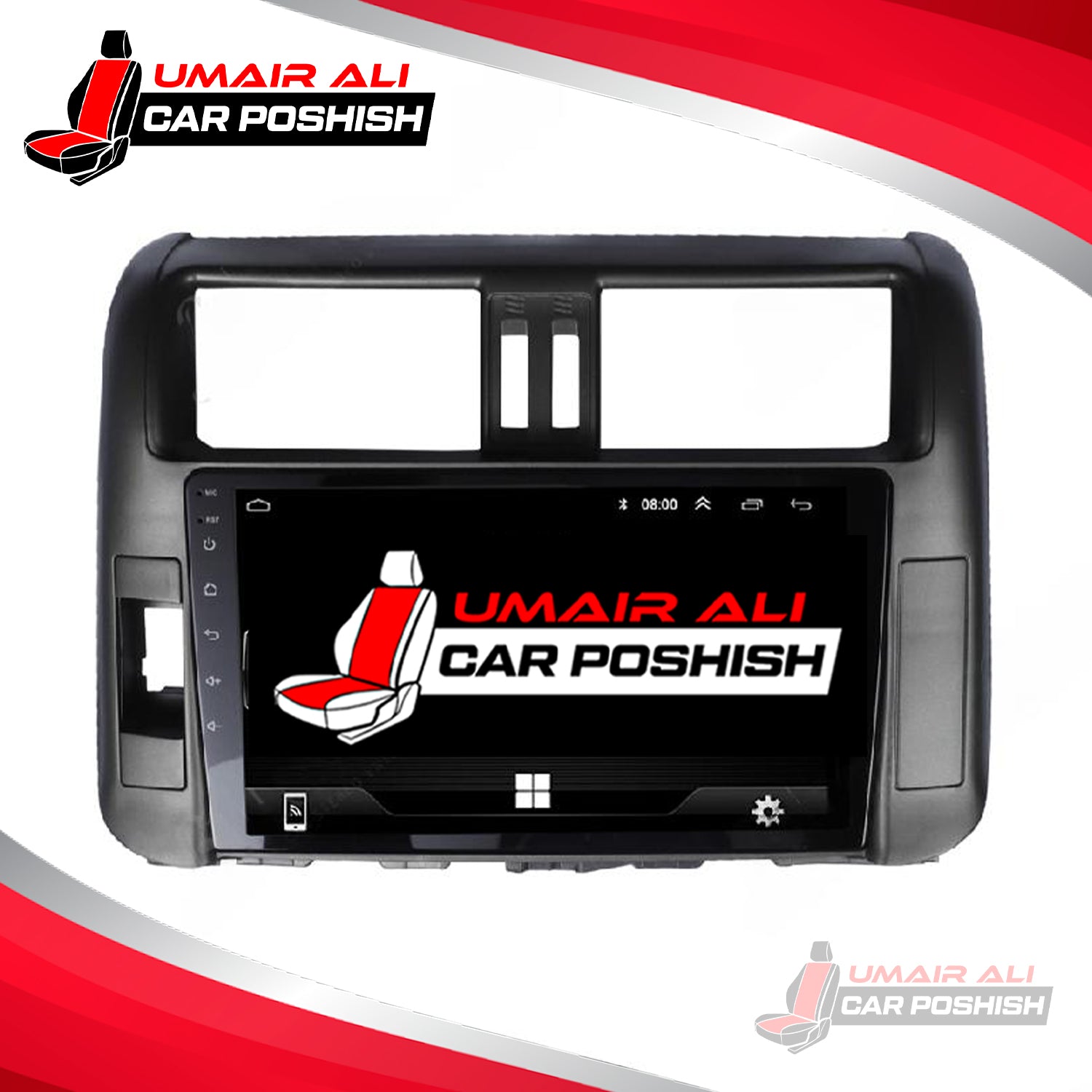 Toyota Prado 2009- 2012 Android Panel HD Player Display Multimedia System