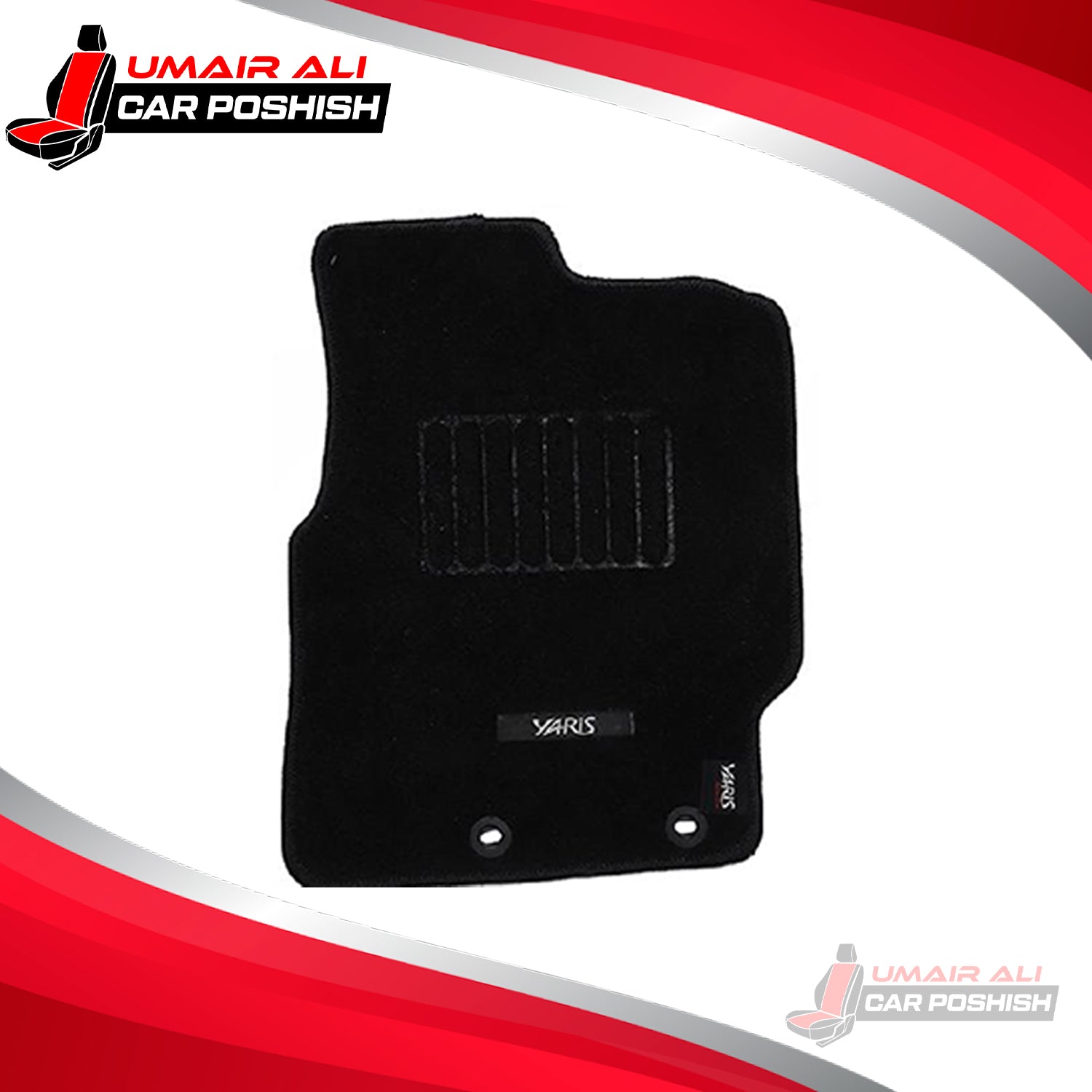 Toyota Yaris Carpet Floor Mats Black