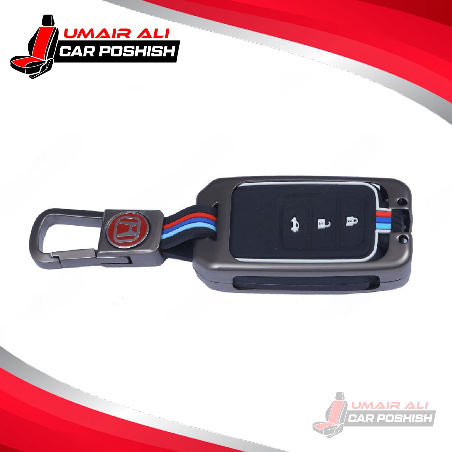 Honda Civic Key Cover With Metal Shell Model 2017-21