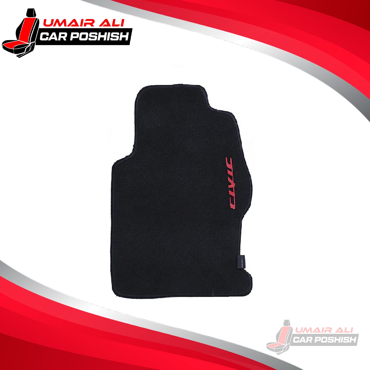 Honda Civic 2016-2021 Carpet Floor Mats Black