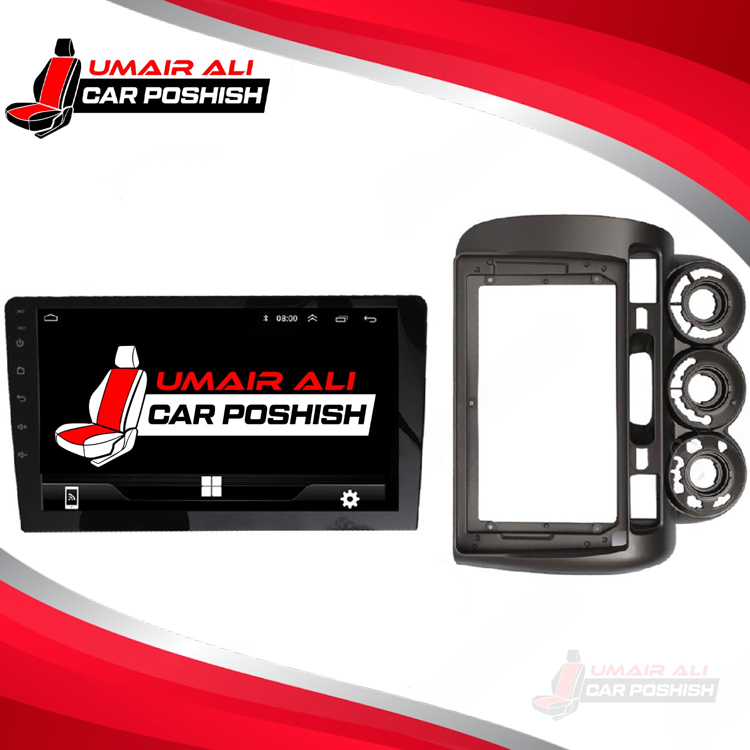 Honda City 2004 to 2008 Android Panel HD Player IPS Display Multimedia System