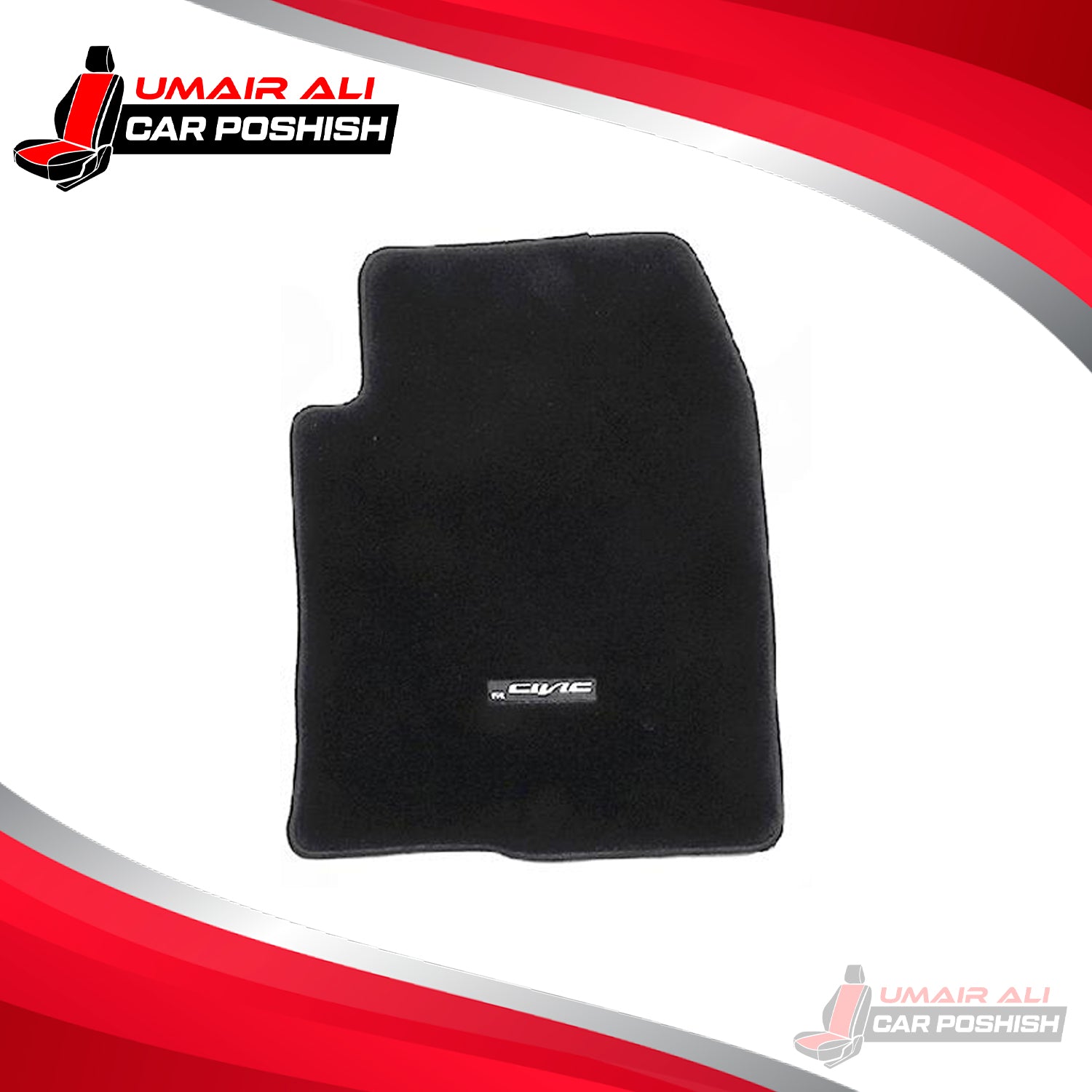 Honda Civic 2016-2021 Carpet Floor Mats Black (Twist fiber )