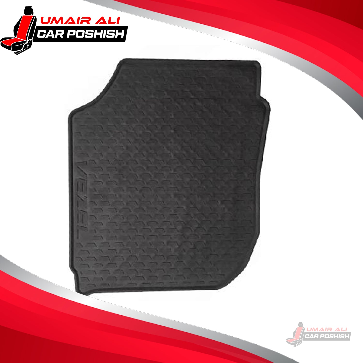 Honda Vezel Custom Fit PVC Rubber Floor Mat Black 5 Pcs - Model 2013-2021