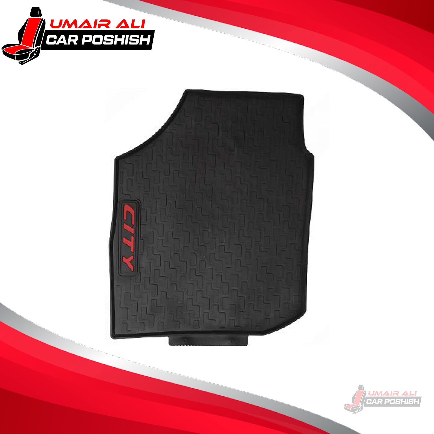 Honda City Premium PVC Rubber Floor Mat Black 3 Pcs - Model 2009-2021