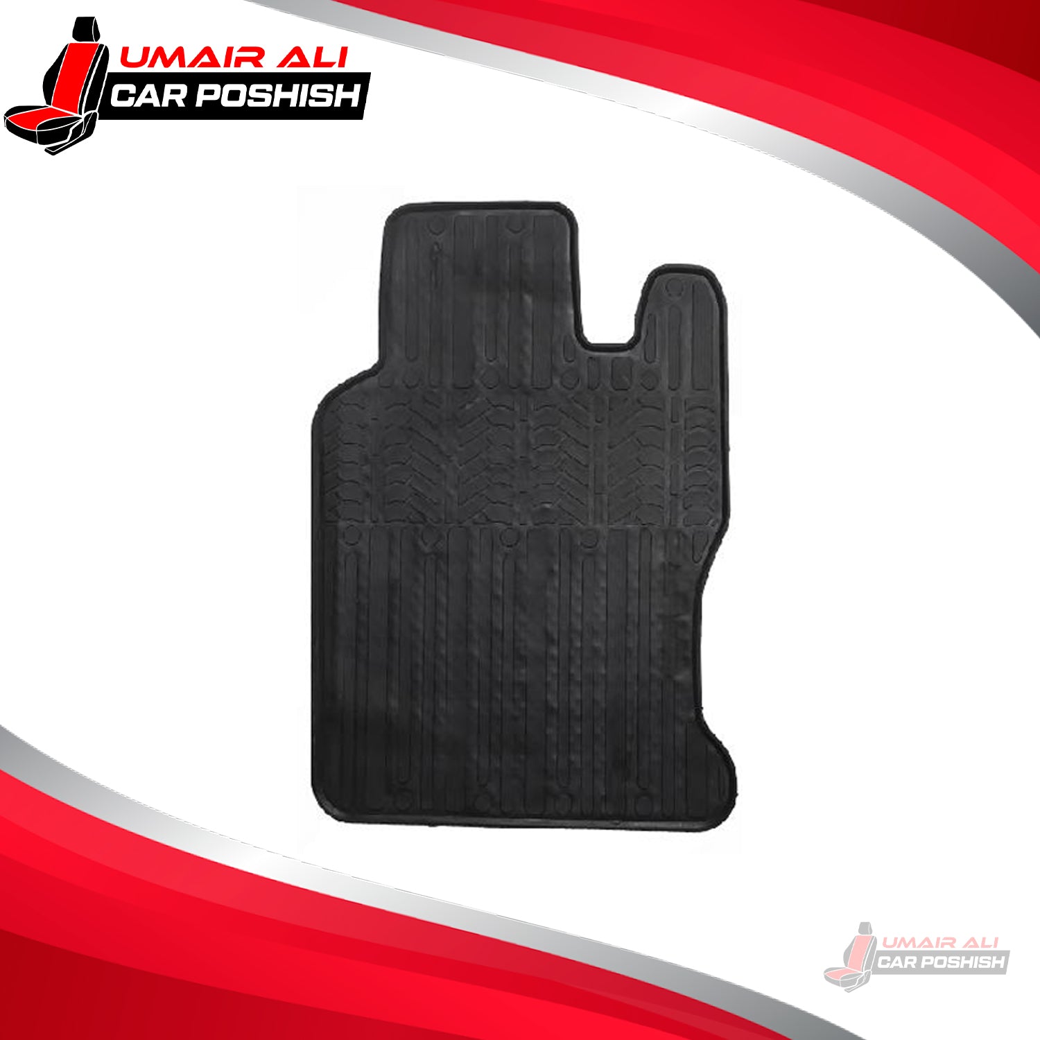 Honda Civic Reborn Custom Fit PVC Rubber Floor Mat Black 3 Pcs - Model 2006-2012