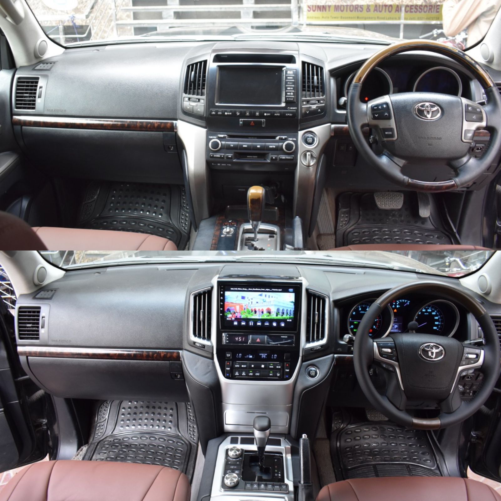 Interior with OEM Multimedia Panel And Steering