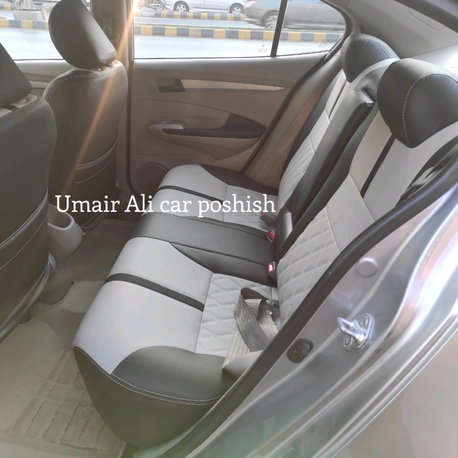 Honda Civic 2009-2019 Synthetic Leather Right Premium Quality 7d Stitching Seat Covers (Poshish)