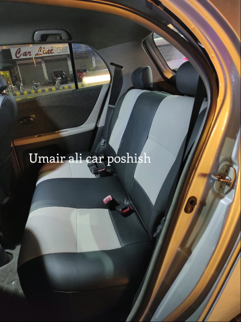 Toyota vitz 2008 Synthetic Leather Right Seat Cover (poshish)
