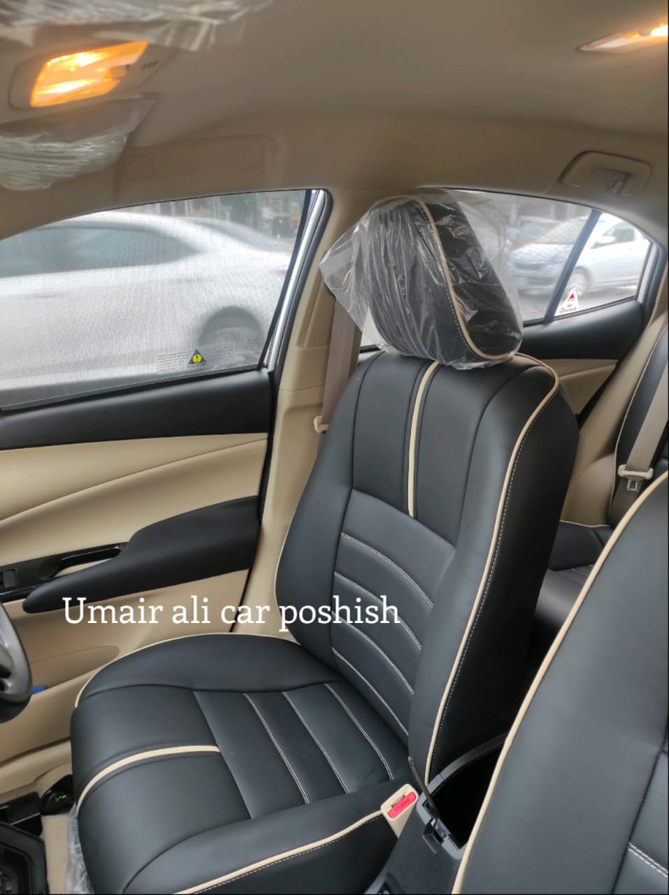 Toyota Yaris  Customise Synthetic Leather Right Seat covers (Pre order )