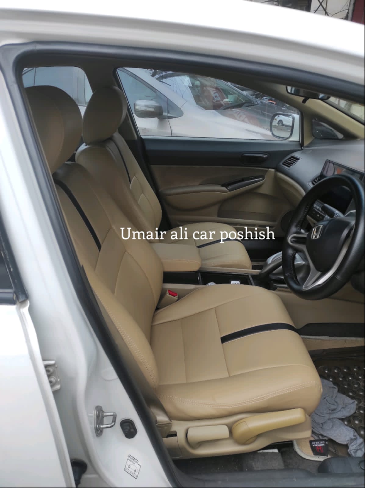 Honda civic 2007-2011 Synthetic Leather right Seat Covers (poshish)