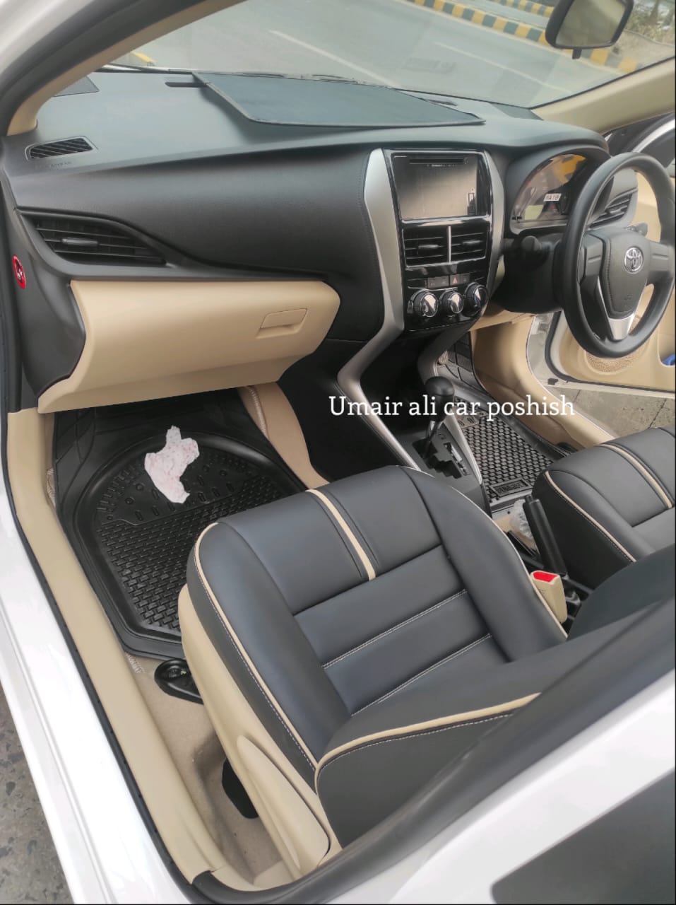 Toyota Yaris  Customise Synthetic Leather Right Seat covers (Pre order )