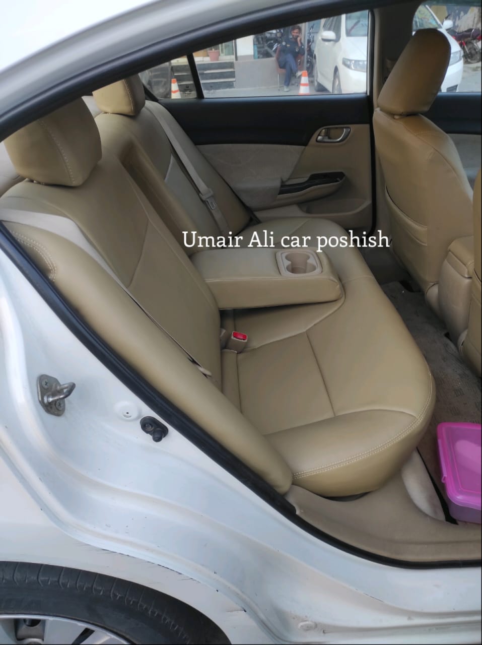 Honda civic 2011-2015 (Rebirth) synthetic leather right seat poshish