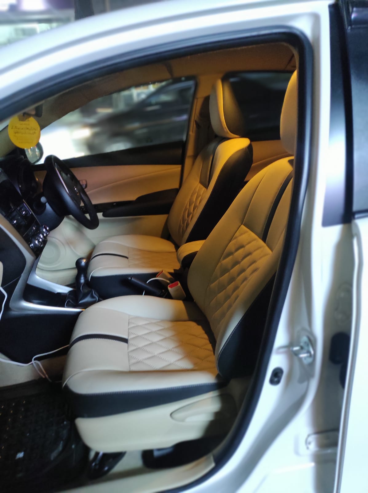 Toyota Yaris 2021-2024 custom Design seat poshish