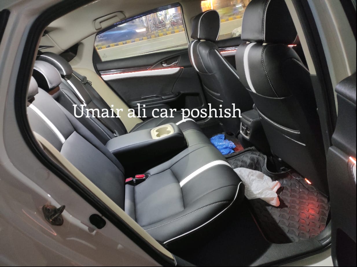 Honda Brv Black & off white Stitching Premium Quality Seat Covers (Pre order )
