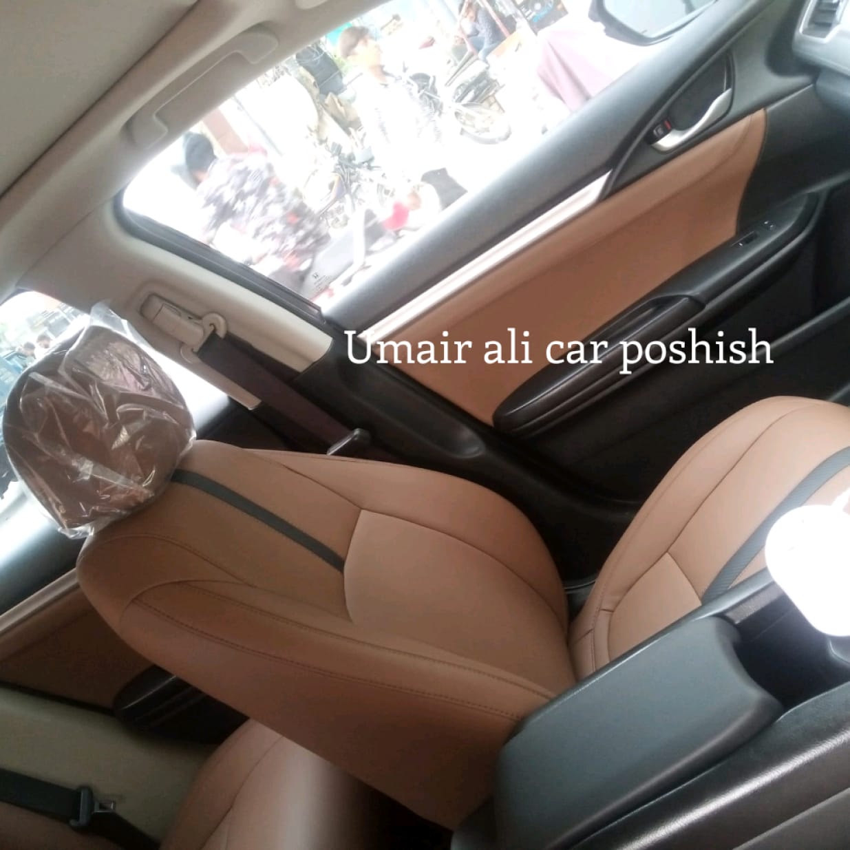Honda civic x 2016-2021 Japanese Synthetic Leather Right Seat Covers