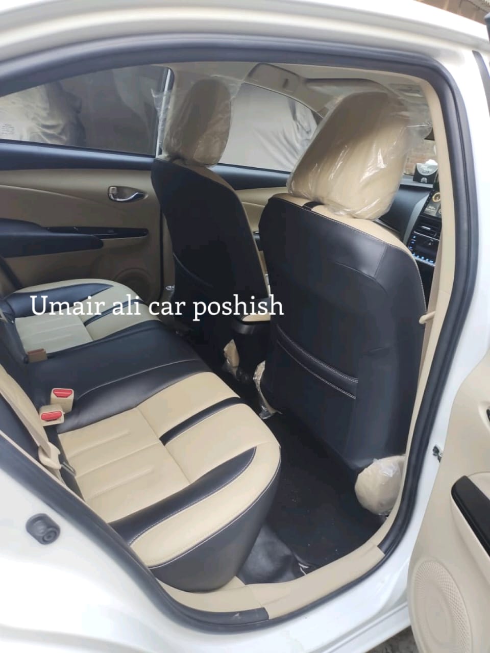 Toyota Yaris Customised Design Premium Quality Seat Covers (poshish)