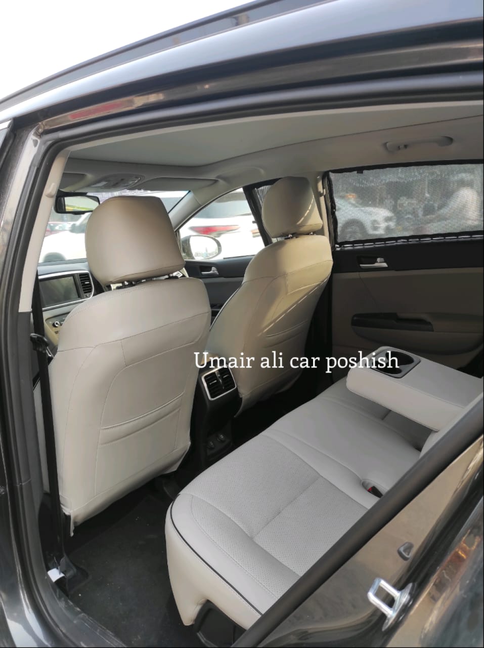 Kia sportage japanese synthetic leather right prime quality seat covers (poshish)