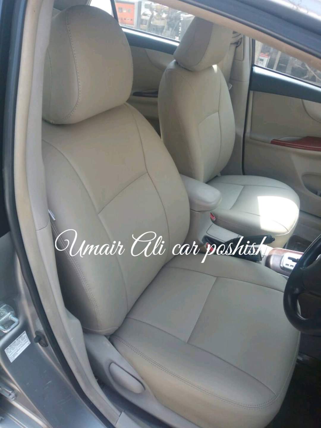 Toyota Corolla 2009-2013 Synthetic Leather Right Seat Covers (poshish)