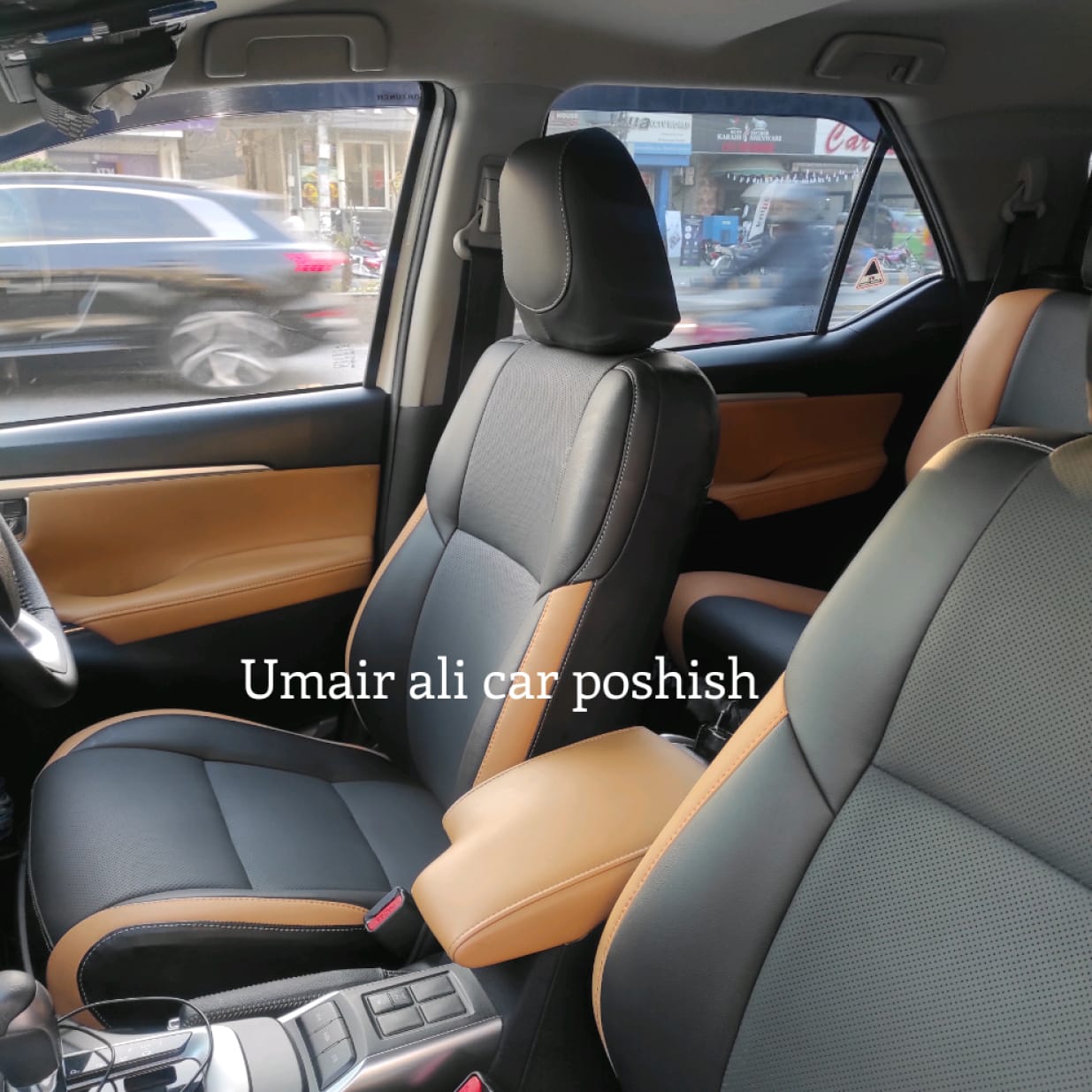Toyota Fortuner Black Extra Comfort Foaming Seat Covers (pre order)