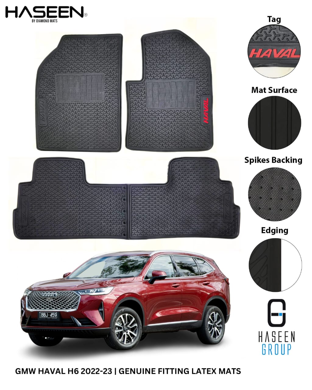 Haval Premium quality Rubber mat