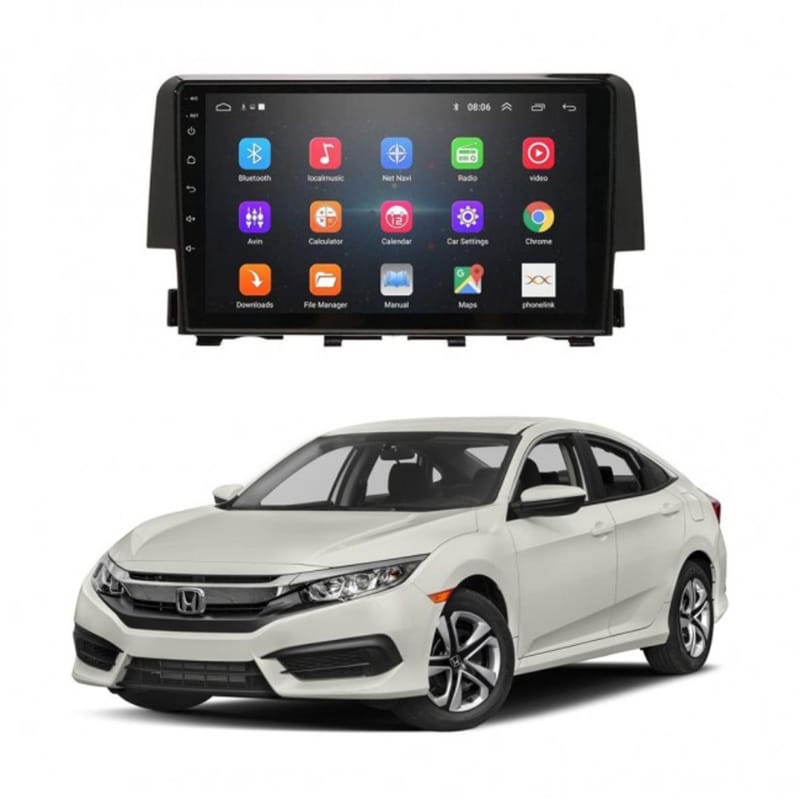 Honda Civic 2016-2021 Android IPS Multimedia Display